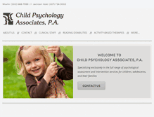 Tablet Screenshot of child-psych.com